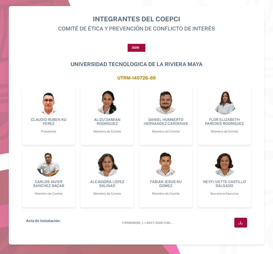 Integrantes del coepci